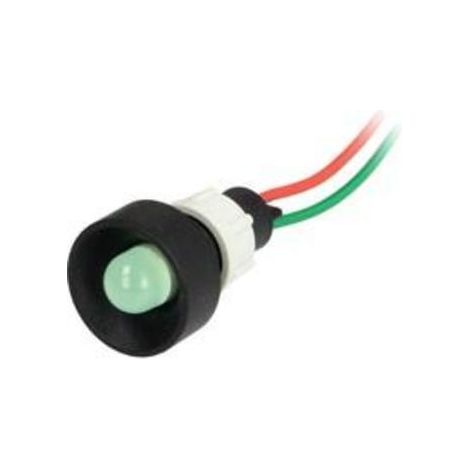Piloto LED 230Vac Luz VERDE IP40
