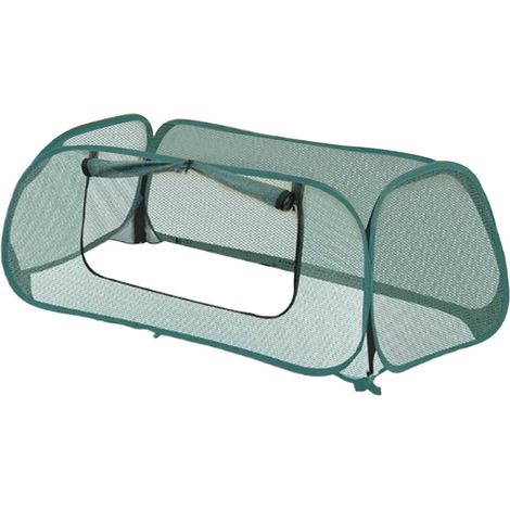 Bâche de protection pour plantes (115 x 55 x 45 cm), filet de protection pliable pour légumes, utilisable comme couverture pour plates-bandes surélevées, filet anti-insectes pour cages à fruits et pet (1/5)