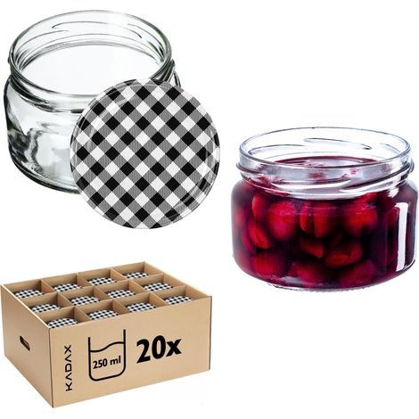 KADAX Glas Klara 250ml fi82 TO-250/1 Paket 20 Stück (1/5)
