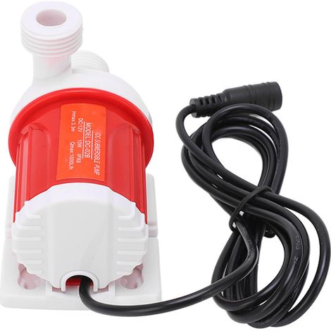 Pompe à eau submersible silencieuse sans balais 12V DC, 10W, hauteur de refoulement 3,3 mètres pour usage domestique (1/5)