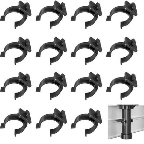 Set di 15 clip per battiscopa da cucina, clip di fissaggio per battiscopa, elementi di fissaggio per battiscopa da cucina, clip per pannelli da bagno, clip di supporto per mobili (1/5)