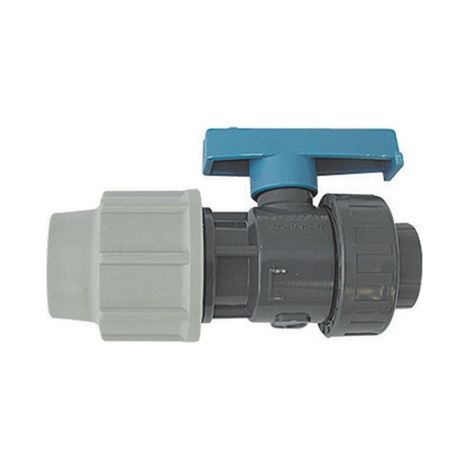 VALVOLA CON UN ATT. A COMPRESSIONE E UNO FILETTATO F.PLASSON- 2 x 63- PLASS- pezzi 1