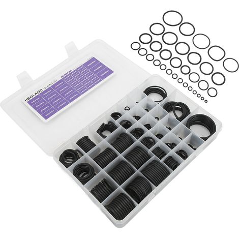 Kit de 447 joints toriques d'étanchéité pour climatisation automobile, assortiment de joints en caoutchouc de rechange pour pelle hydraulique SH (1/5)