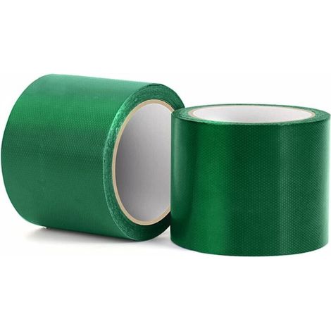 Reparation Bache Ruban Adhésif Etanche, 5cm x 5m Auvent Ruban de Réparation, Uissant pour Réparer Bache de Camion ou de Serre, Toile de Tente ou Tonnelle (1/4)
