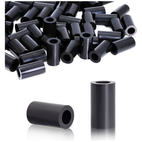 60 Pièces Rondelles d'espacement Rondes en ABS Entretoises Plastique Isolantes Rondelle Plastique M8 pour vis M8 14x25mm pour Circuit Imprimé Isolation électrique (1/4)