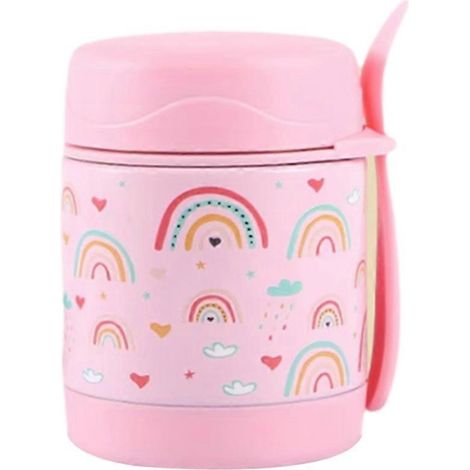 Boîte isotherme à soupe de 280 ml avec cuillère pour repas des enfants. Boîte isotherme à large ouverture pour le déjeuner. (1/5)