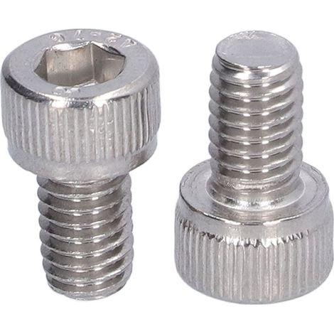 30 Vis à tête cylindrique creuse M6 Inox 304 A2‑70, Longueur 16mm, Lot de 30, Vis à tête hexagonale creuse DIN 912 (1/5)