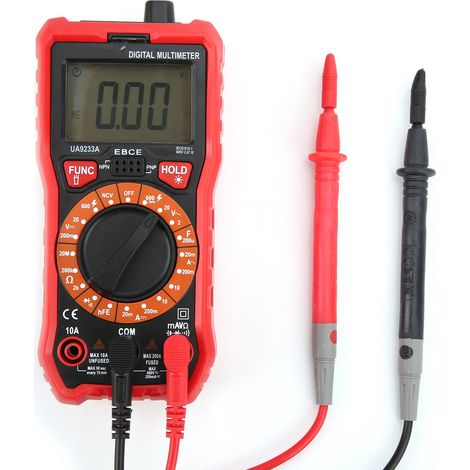 Multimètre numérique portable UA9233A : testeur de courant, tension et capacité pour électricien (1/5)