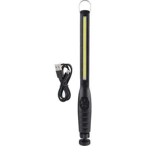 1 Lampe de travail COB, 700 lm, base magnétique, crochet suspension, atelier automobile (1/5)
