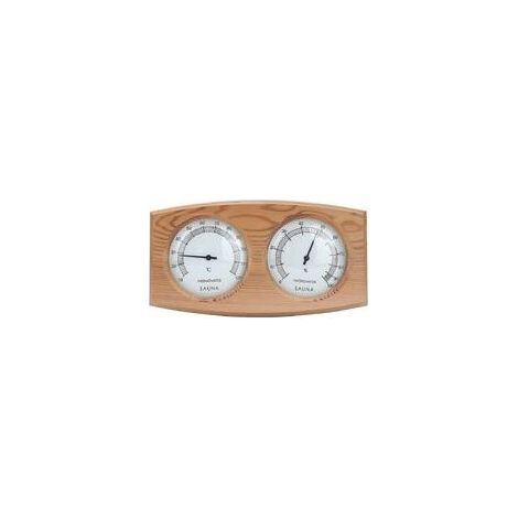 Sauna Thermometer 2 In 1 Wood Thermo Hygrometer Thermometer Hygrometer Steam Sauna Accessories- (1/5)