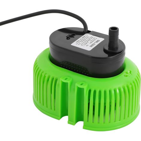 Pompe de puisard pour bâche de piscine - 75W - 3000L/h - IPX8 - Hauteur max 3,2m - Moteur cuivre pur - Vert - Pour piscine, bassin
