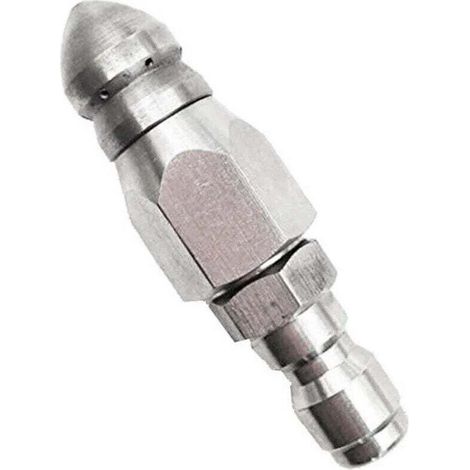Ablaufdüse für Hochdruckreiniger mit Edelstahlkonstruktion, robustes Design, 1/4-Zoll-Schnellanschluss (1/4)