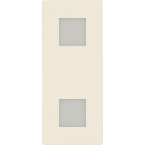 VIMAR - 30388.C Doppia spia diffusore neutro canapa