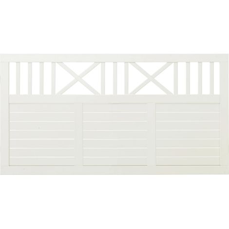 Plus Zaun Nostalgi 180 x 95 cm RAL 9010 Weiß
