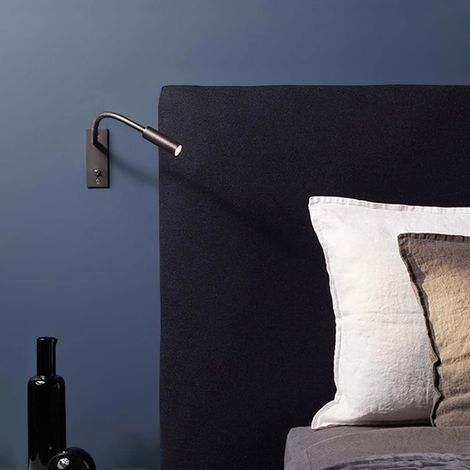 Lampe de lecture à encastrer pour tête lit LED 3 W 3000 K câblé (1/3)