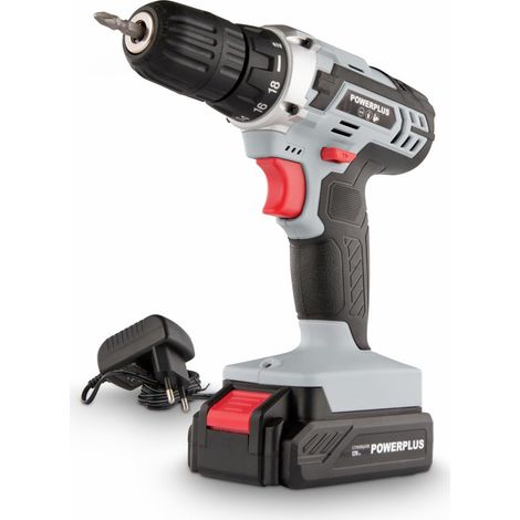 Perceuse-Visseuse sans Fil POWC1051 - Tournevis 12V, 1.3Ah Batterie, Chargeur, Mallette Outils, bois, pierre, métal (1/5)