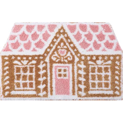 Tapis De Bain - Maison En Pain D Épices - Non Glissant - Pour Salle De Bains - 40 X 60 Cm - 1 Pièce (1/5)