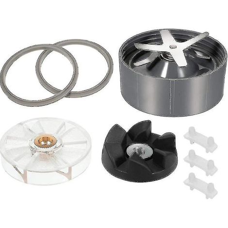 Lot de 8 pièces de rechange pour blender Nutribullet 600W et 900W avec lame à glace et joint en caoutchouc (1/5)