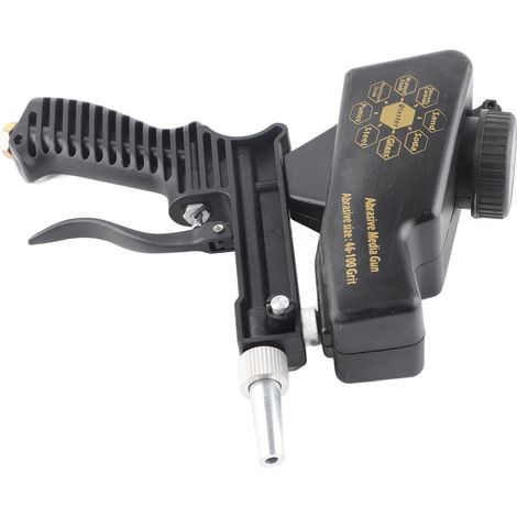 Kit de sablage par pistolet et pulvérisation pour le nettoyage et la pulvérisation en noir (1/5)