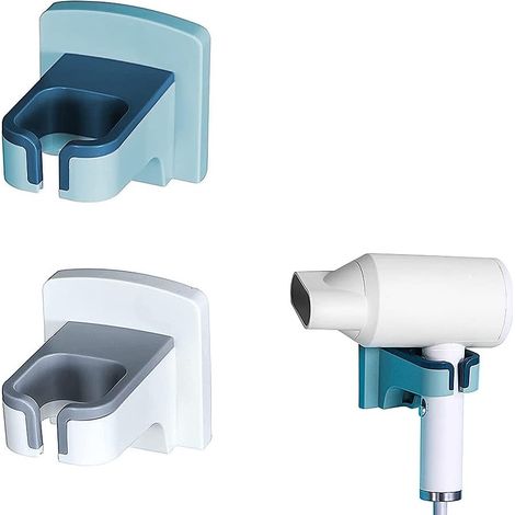 2 supports de sèche-cheveux muraux-Fei Yu
