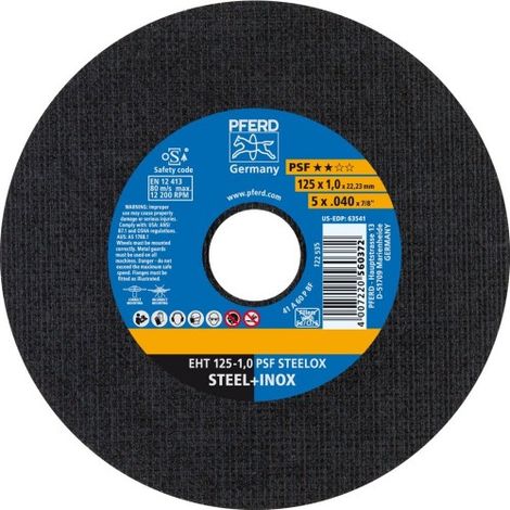 DISCO CORTE EHT 115-1.6 PSF CLASSIC STEELOX - PFERD