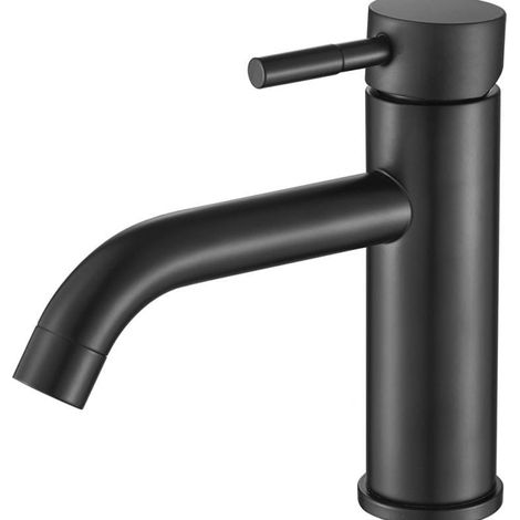 Einhebelmischer für Aufsatzwaschbecken SLIGO schwarz