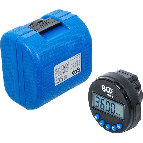 BGS Medidor de ángulo de giro digital con imán - 72038