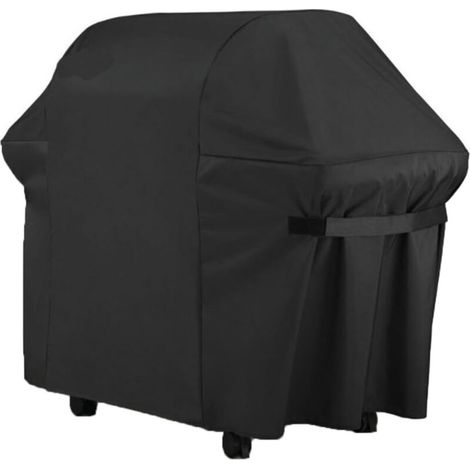 Grillabdeckung – Grillabdeckung aus 600D Oxford-Gewebe, Schutzplane, UV-/wasser-/feuchtigkeitsbeständig, Grillabdeckung für Weber, Holland, JennAir, Brinkmann Char Broil (152 x 76 x 120 cm)