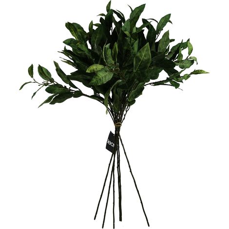 Pack of 6 x 90cm Artificial Ficus Foliage Stem (1/5)