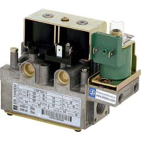 Soupape combinée gaz TANDEM 837 EV1/EV2 220/240 V - 50 Hz Ref. 0.837.011