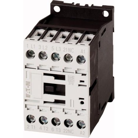 Contacteur de puissance 3p+1O 3kW/400V/AC3 000276605 EATON DILM7-01(VDC)