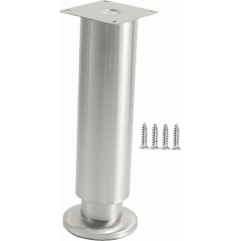 Pieds de support de lit réglables en hauteur, pieds de meubles robustes, pieds de rechange, 25-26 pouces (200 mm) (1/5)
