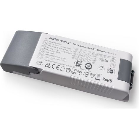 Driver LED DALI dimmable 9-24V - courant réglable (1/5)