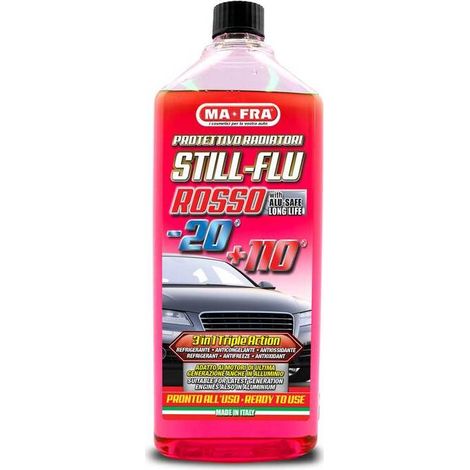 6 x MAFRA PROTETTIVO RADIATORE STILL FLU -20 ROSSO 1 L