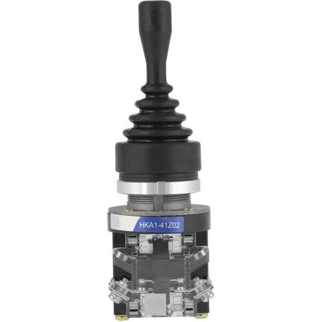 1pc Joystick à Manette Commutateur de Manette Momentané à 2 Positions HKA1-41Z02,Largement utilisé pour l'automatisation et la sécurité, Retour Momentanée Joystick Interrupteur à Bascule