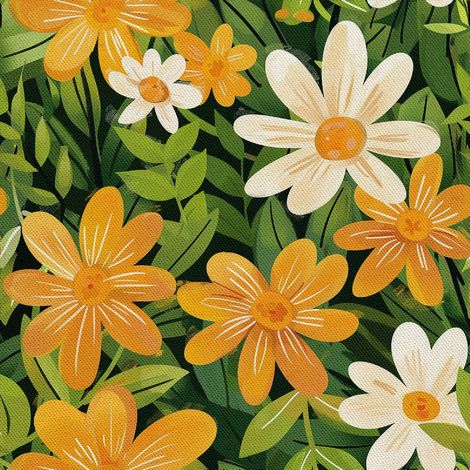 Outdoor dekostoffe oxford - Motiv Frühling I DX7199 (1/5)