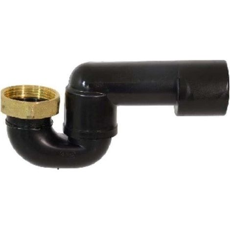 SIFONE VASCA SNODATO IN PHED CON DADO IN OTTONE 1&quot1/4