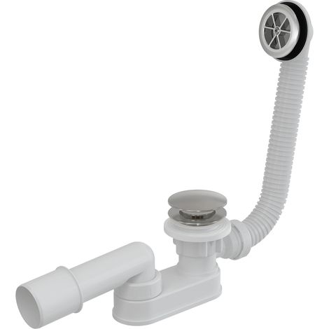 Alca - Duschwannen-Siphon, ClickClack, Chrom A506KM (1/3)