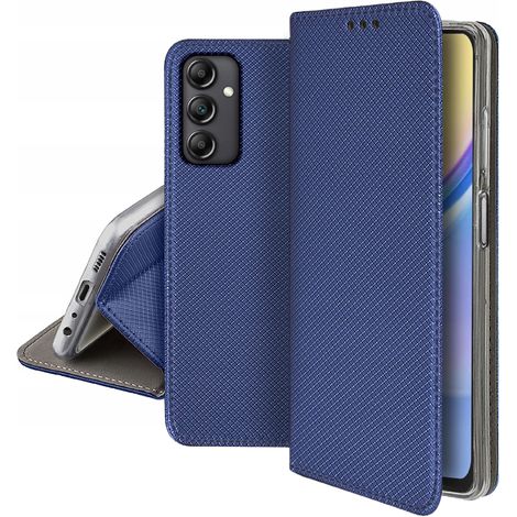 Custodia per SAMSUNG A25 5G SMART MAGNET BOOK CASE CLOSED BLU NAVY + Vetro 9H (1/5)