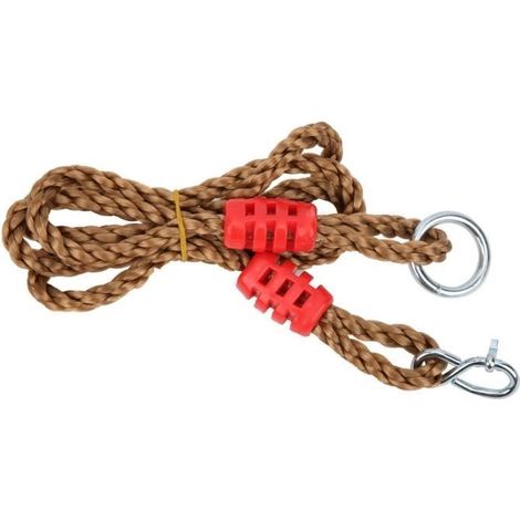 VGEBY Corde de balançoire Corde de Connexion PE Réglable Corde d'Escalade de Balançoire Corde à Anneau Suspendu Rallonge du (1/4)