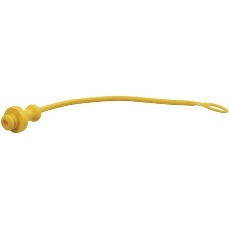 Tap贸n antipolvo PVC amarillo para racor ANV 1/4" hembra FASTER TMA14Y