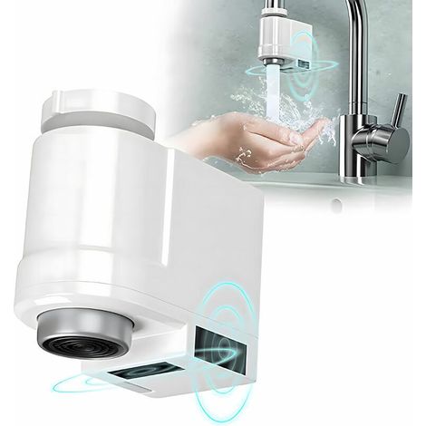 Capteur intelligent robinet capteur infrarouge robinet d'économie d'eau automatique Anti-débordement cuisine salle de bain inductif (1/5)