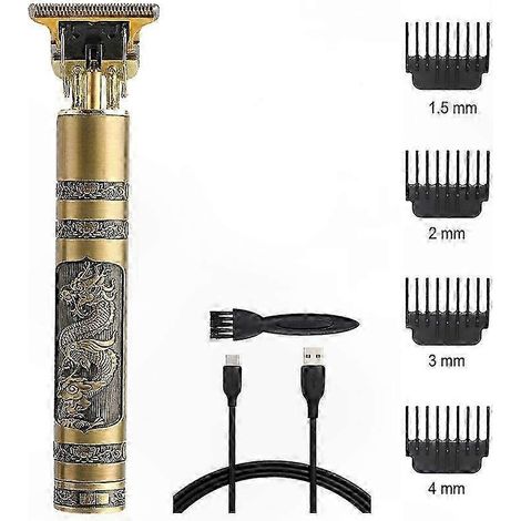 Tonduche sans fil pour homme, tondeuse à cheveux rechargeable, machine de coupe ajustable pour coiffeur (1/3)