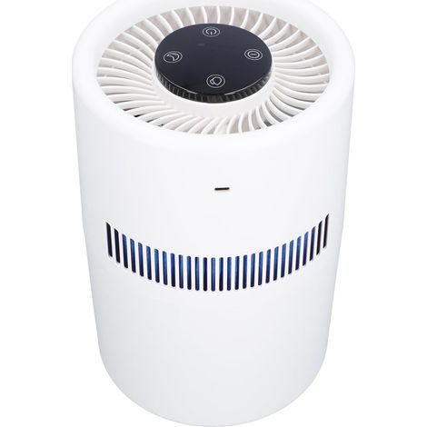 Purificateur D'air et Humidificateur 2 en 1, Humidificateur Silencieux avec Réservoir D'eau 5 W 4 L, Purificateur D'air de Bureau USB pour Bureau, Chambre à Coucher, Crèche