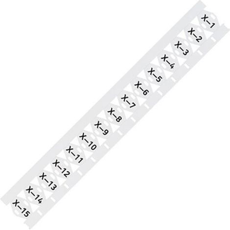 WAGO 211-835 211-835 Kabelmarkierungssystem Beschriftungsfläche: 25 x 10 mm Weiß Anzahl Markierer: