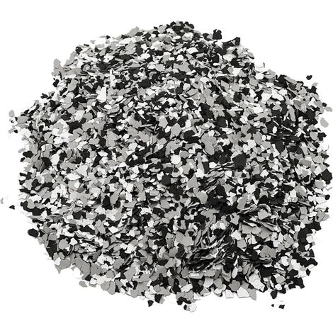 peinture sol garage intérieur extérieur décoration murale 500g flocons décoratifs époxy multicouleurs 1-3mm pour salle, chambre, boutique, usage domestique ou commercial (1/5)
