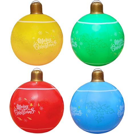 Grandes Boules de Noël, Boules de Noël gonflables - Décorations de gonflables Boules de - Boule Gonflable de, décoration extérieure de pour Jardin, passerelle, entrée