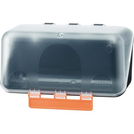 Contenedor BHP, caja de montaje Aufb. Box SECU Midi 236 x 120 x 120 mm GEBRA