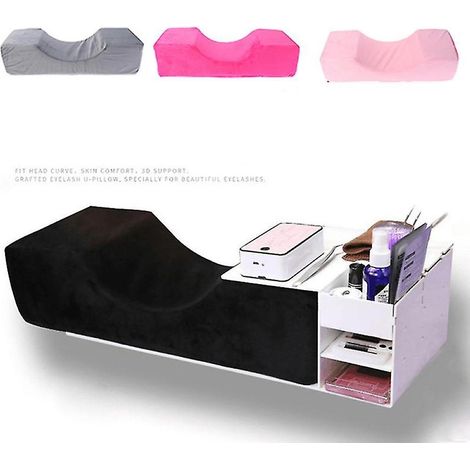 Coussin de soutien cervical pour extensions de cils professionnelles, usage professionnel à domicile. Idéal pour salons de beauté. (1/5)