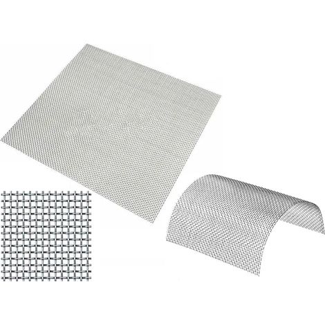 2 x Grillage Inox 304 Maille 20 Treillis Métallique 150x150mm Anti Rongeurs Ventilation